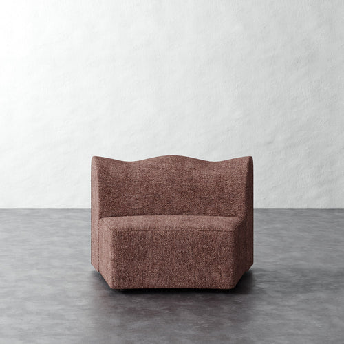 Serpentine Sectional - Micro Boucle Fig