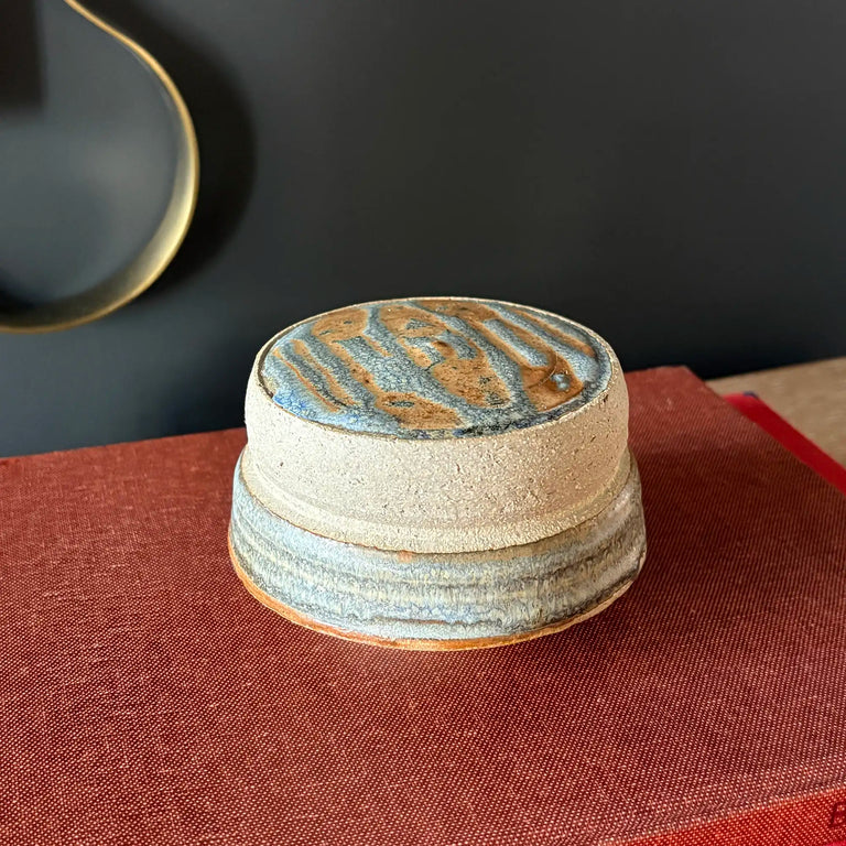 Studio Pottery Lidded Ceramic Box by Leah Boehm