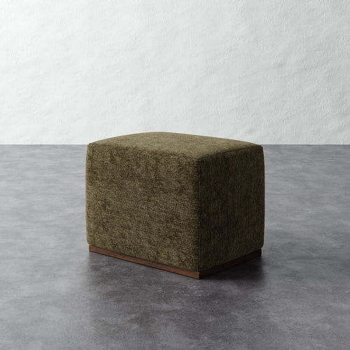 Sophie 26x20 Ottoman - Performance Matelasse Balsam