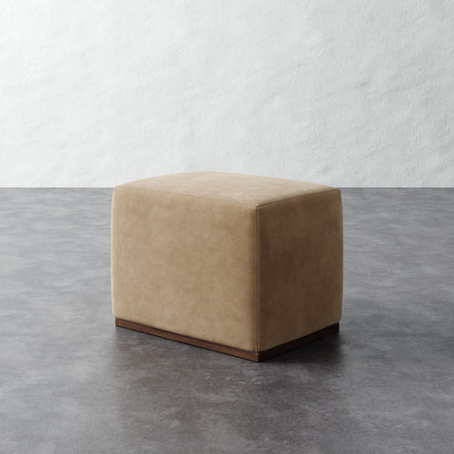 Sophie 26x20 Ottoman - Performance Velvet Acorn