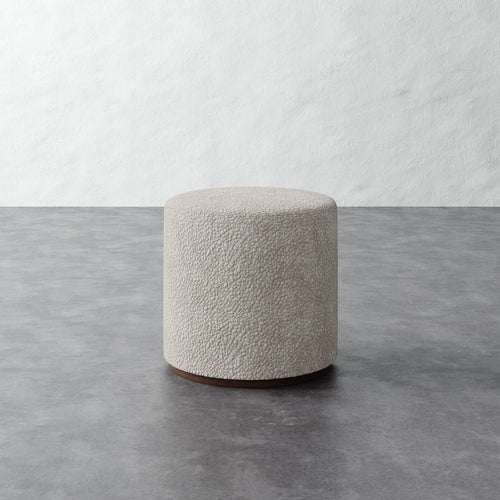 Sophie Round 20in Ottoman - Brixton Dove Gray