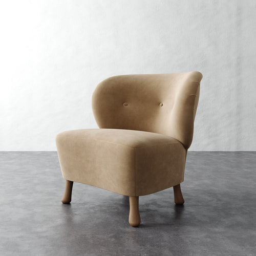 Tourenne Chair (Sculptural Leg) - Performance Velvet Acorn