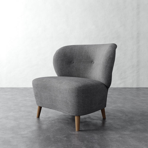 Tourenne Chair (Tapered Leg) - Chunky Basket Pewter