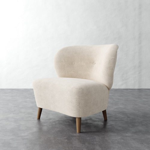 Tourenne Chair (Tapered Leg) - Performance Boucle Cream