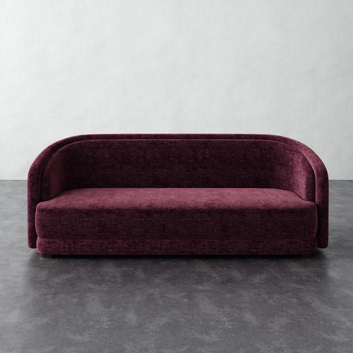 Valence 86in Sofa - Performance Matelasse Mulberry