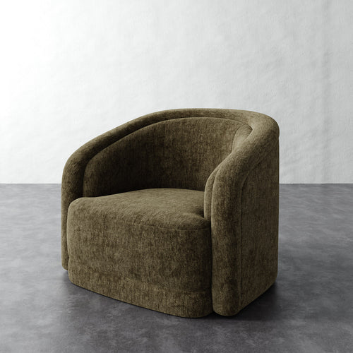 Valence Swivel Chair - Performance Matelasse Balsam