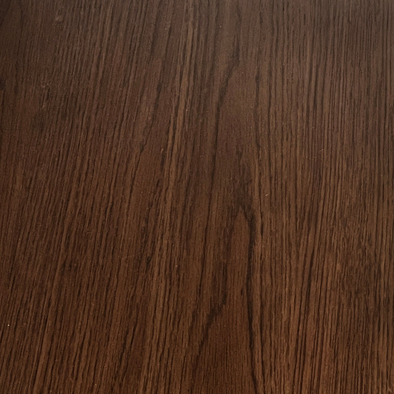 Lemieux et Cie Oak Finish Samples swatch showing warm brown wood grain with pronounced vertical texture in close detail.