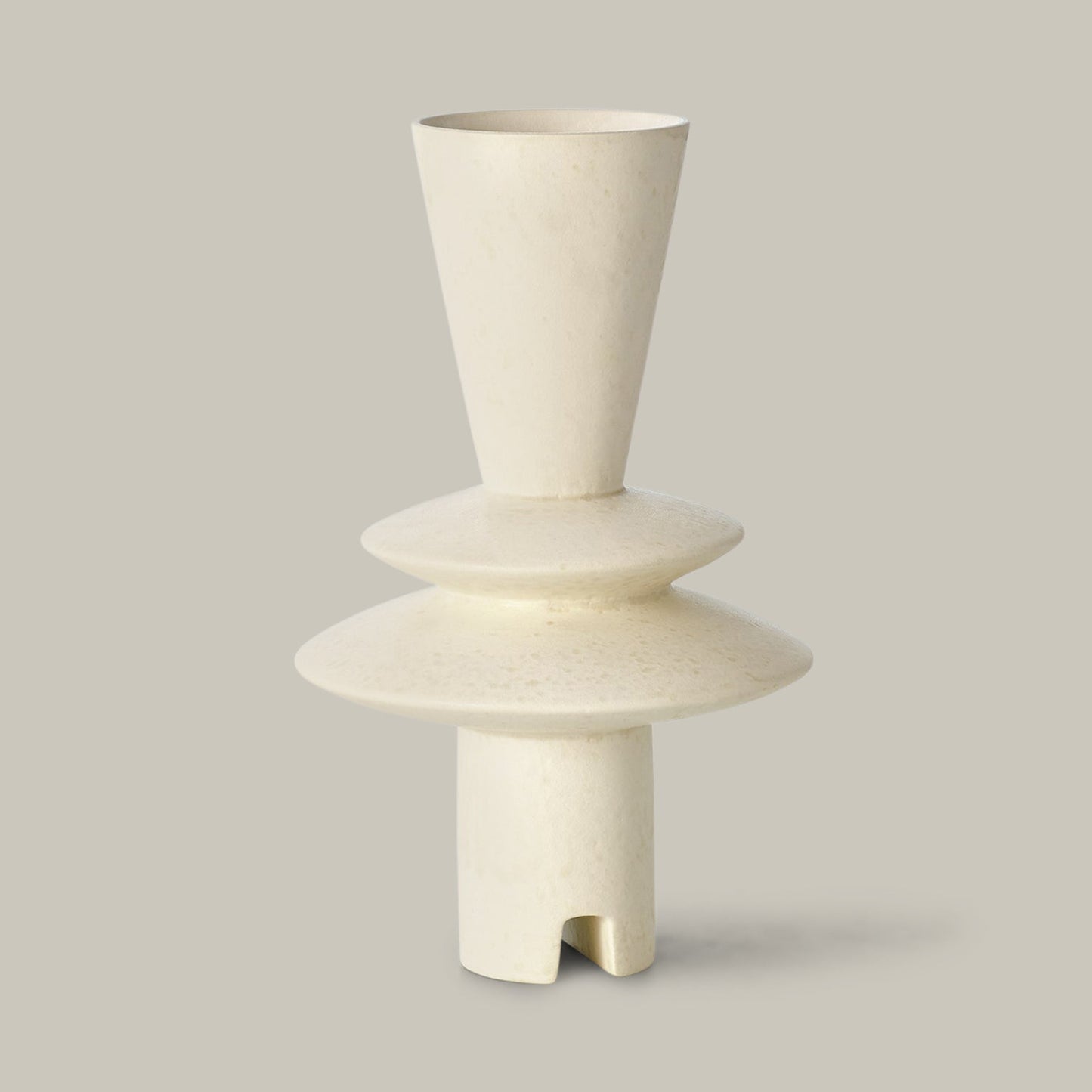 Adelyn Geometric Vase (White)