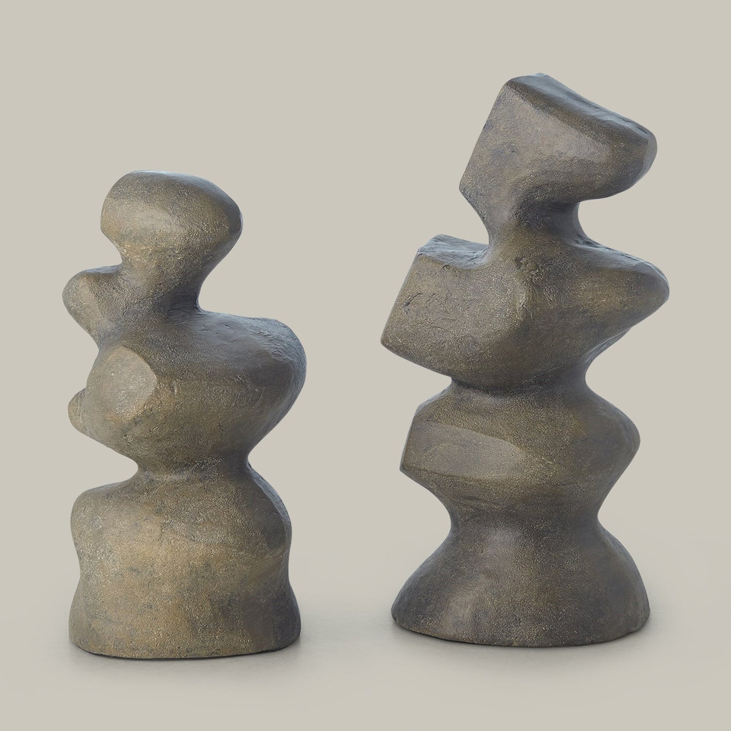 2-Piece Mguyon Sculpture