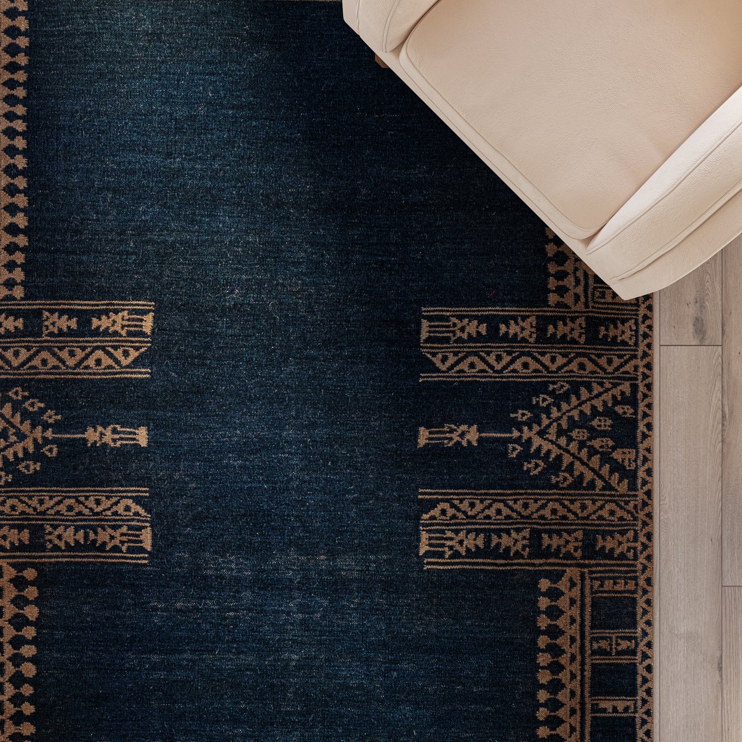Duar Kaba Rug, Indigo