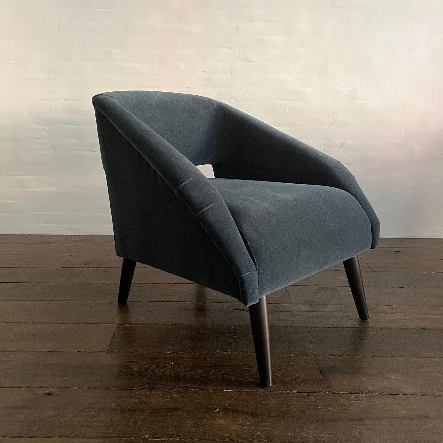 Lucien Chair in Aquamarine Velvet