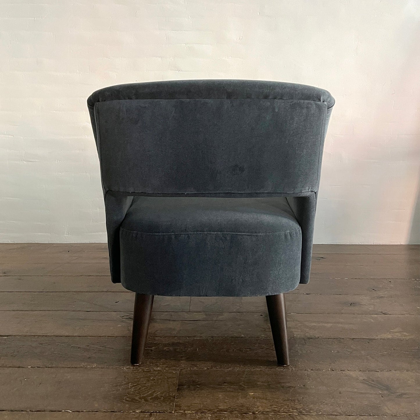 Lucien Chair in Aquamarine Velvet