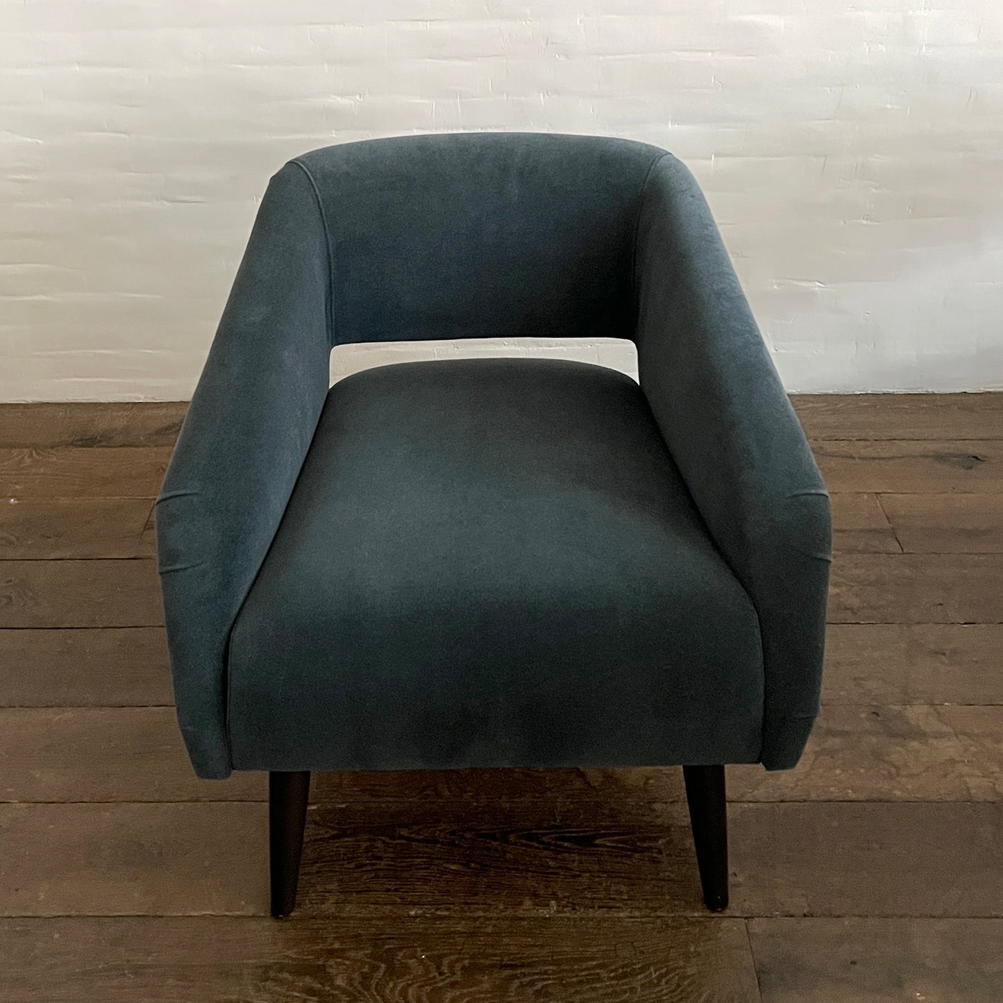 Lucien Chair in Aquamarine Velvet