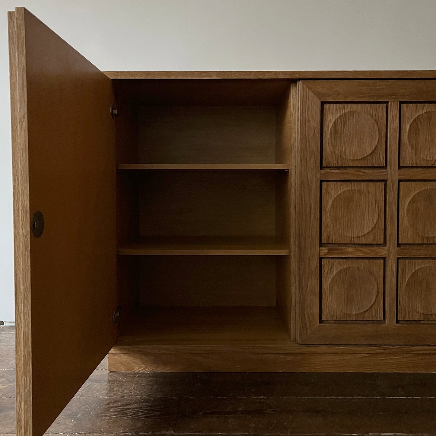 European Red Oak Sideboard (circa 1960's)