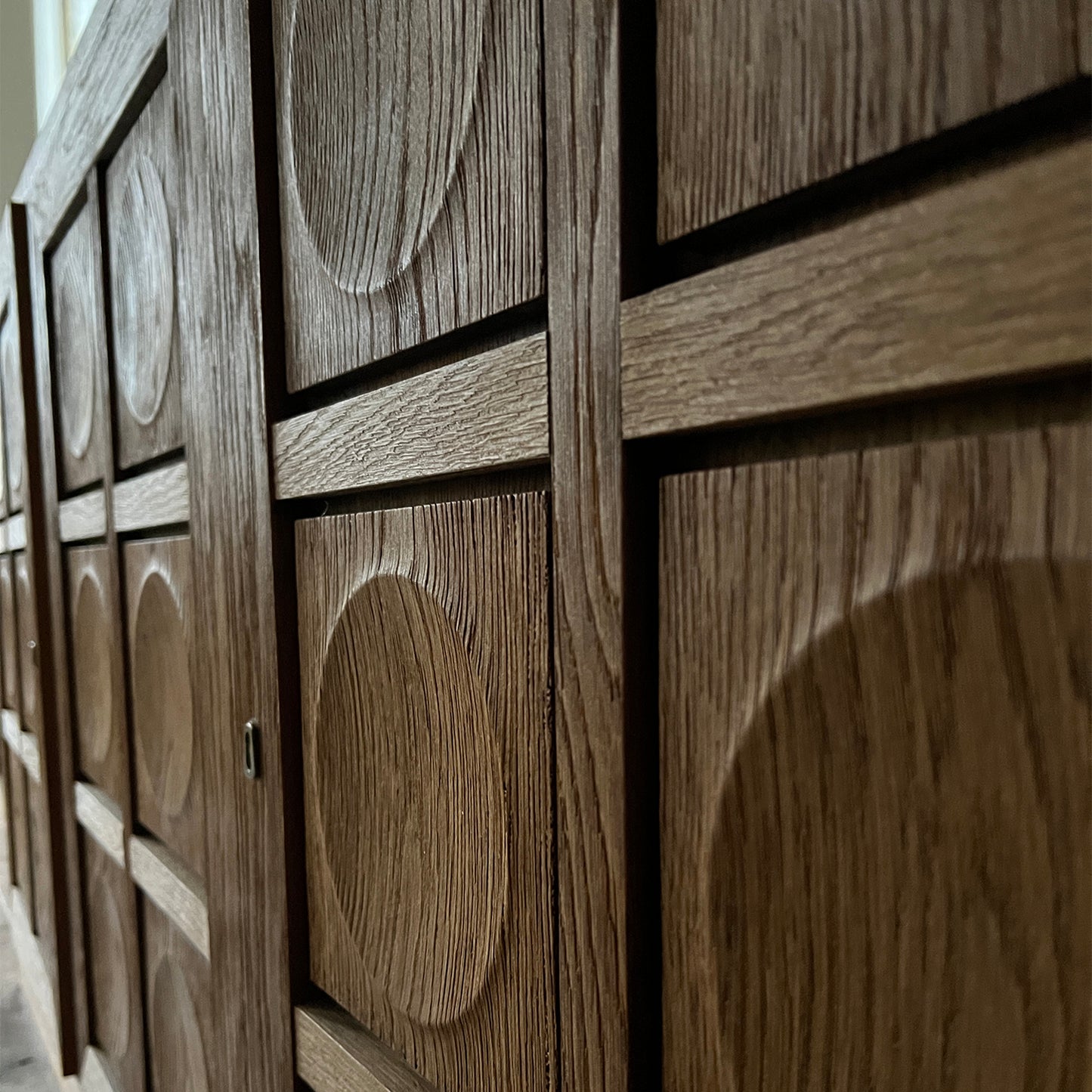 European Red Oak Sideboard (circa 1960's)