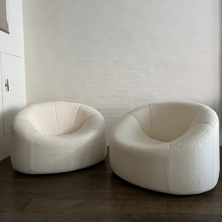 Restored 1970's Pierre Paulin Pumpkin Chair imported from Paris.