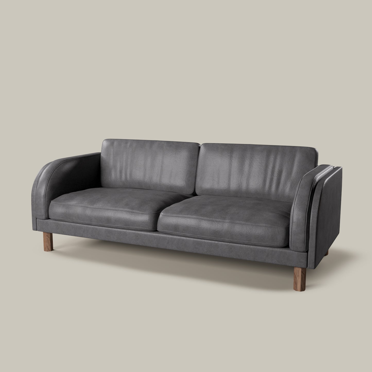 Nollet Leather Sofa