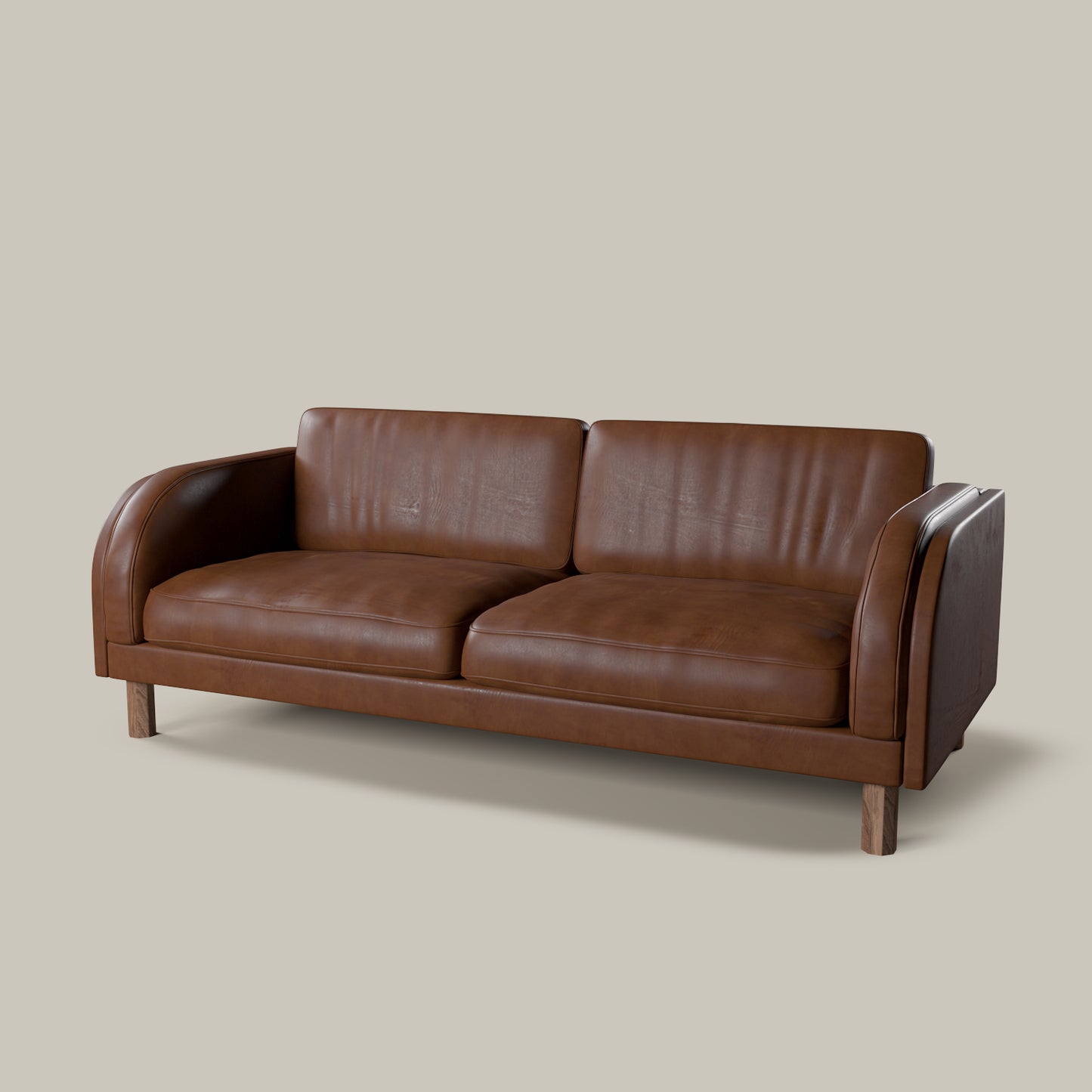 Nollet Leather Sofa