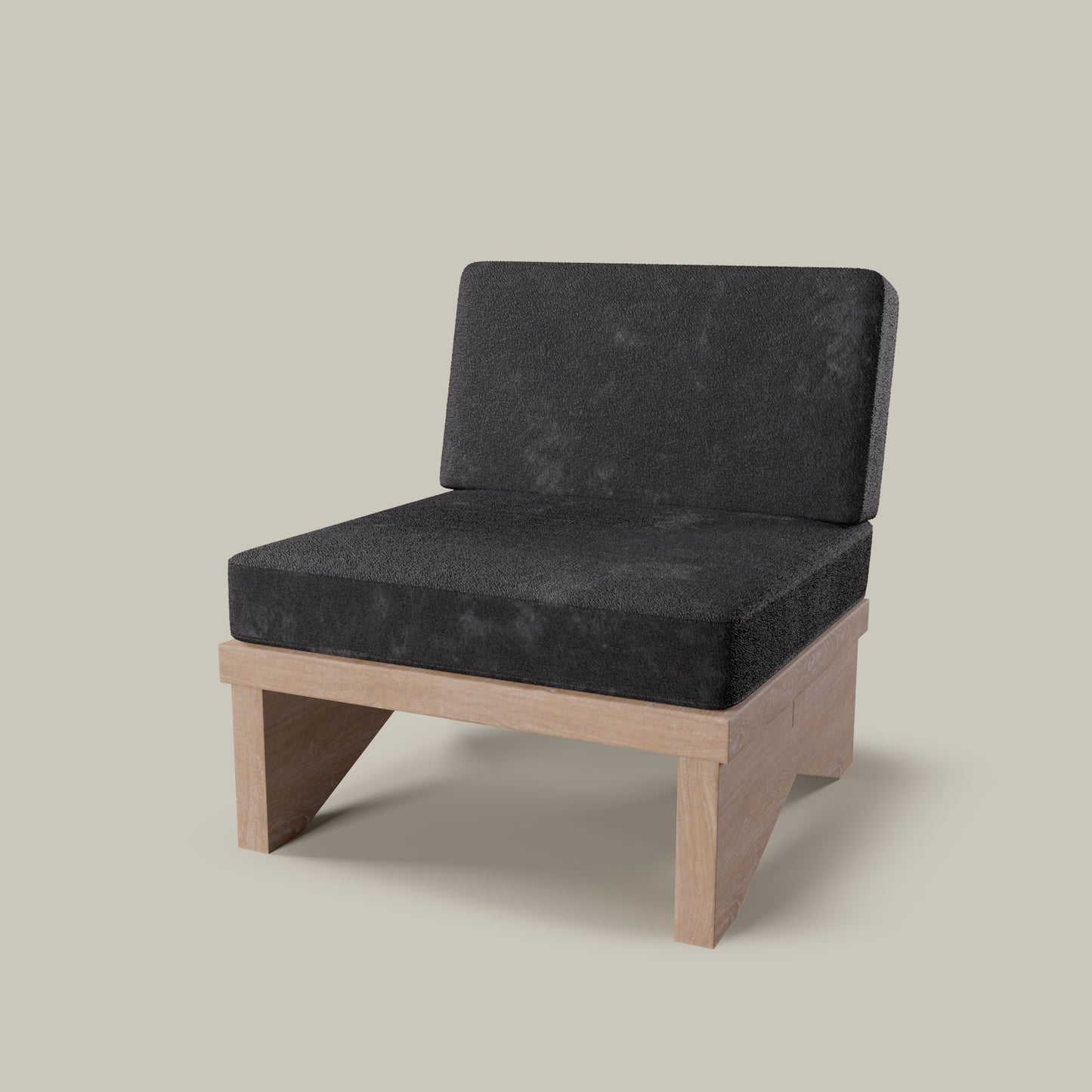 Pierre Leather Armless Chair