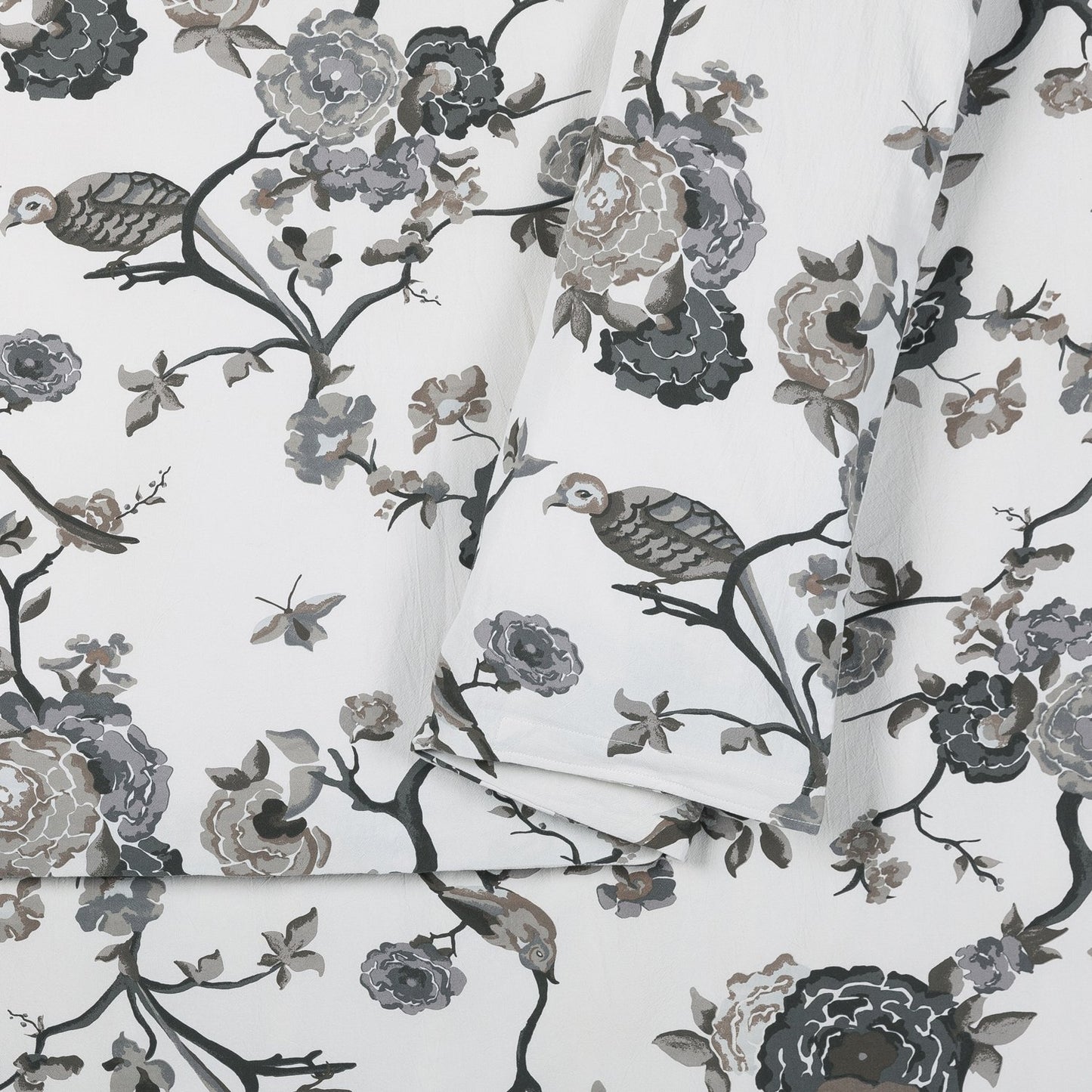 Bird Floral 3-piece Duvet Set
