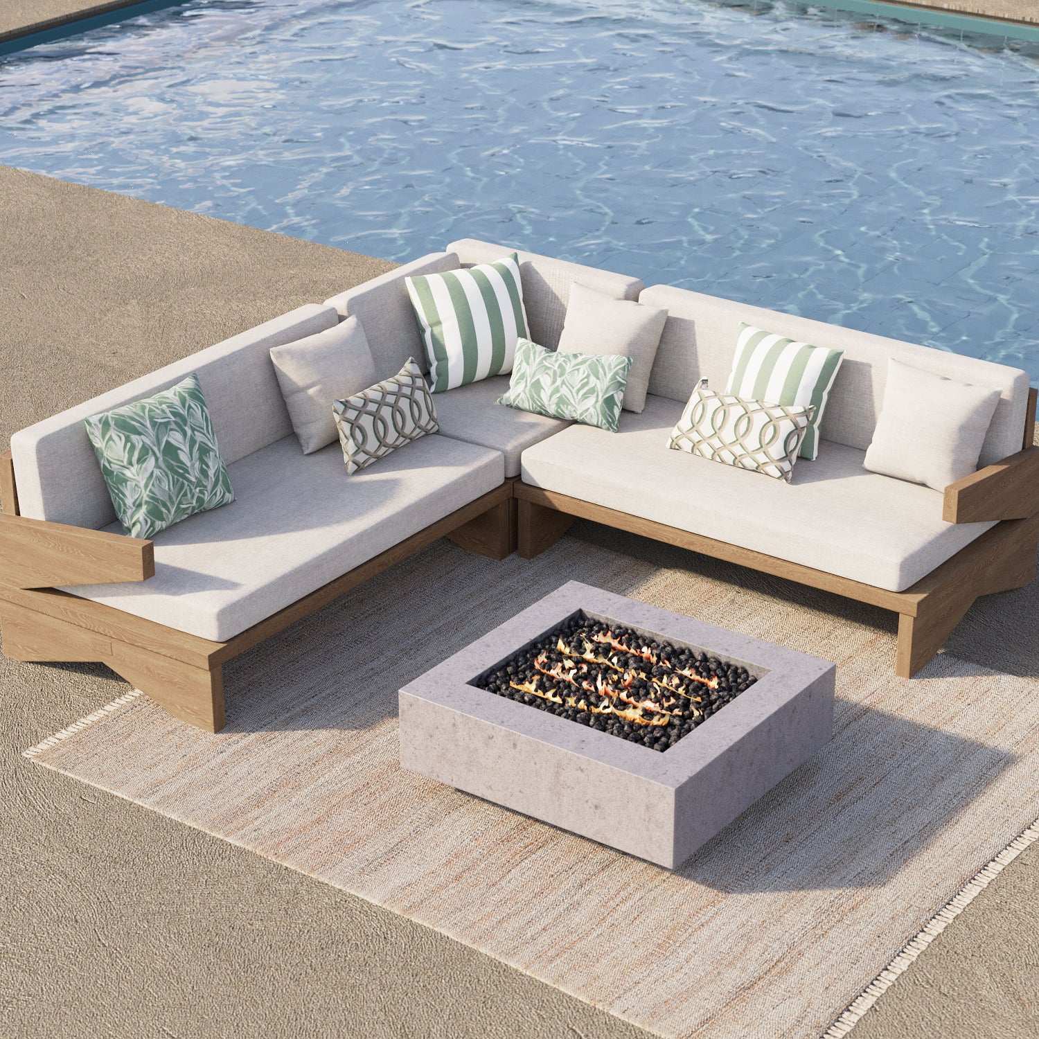 Andoise Outdoor Rug (Natural)