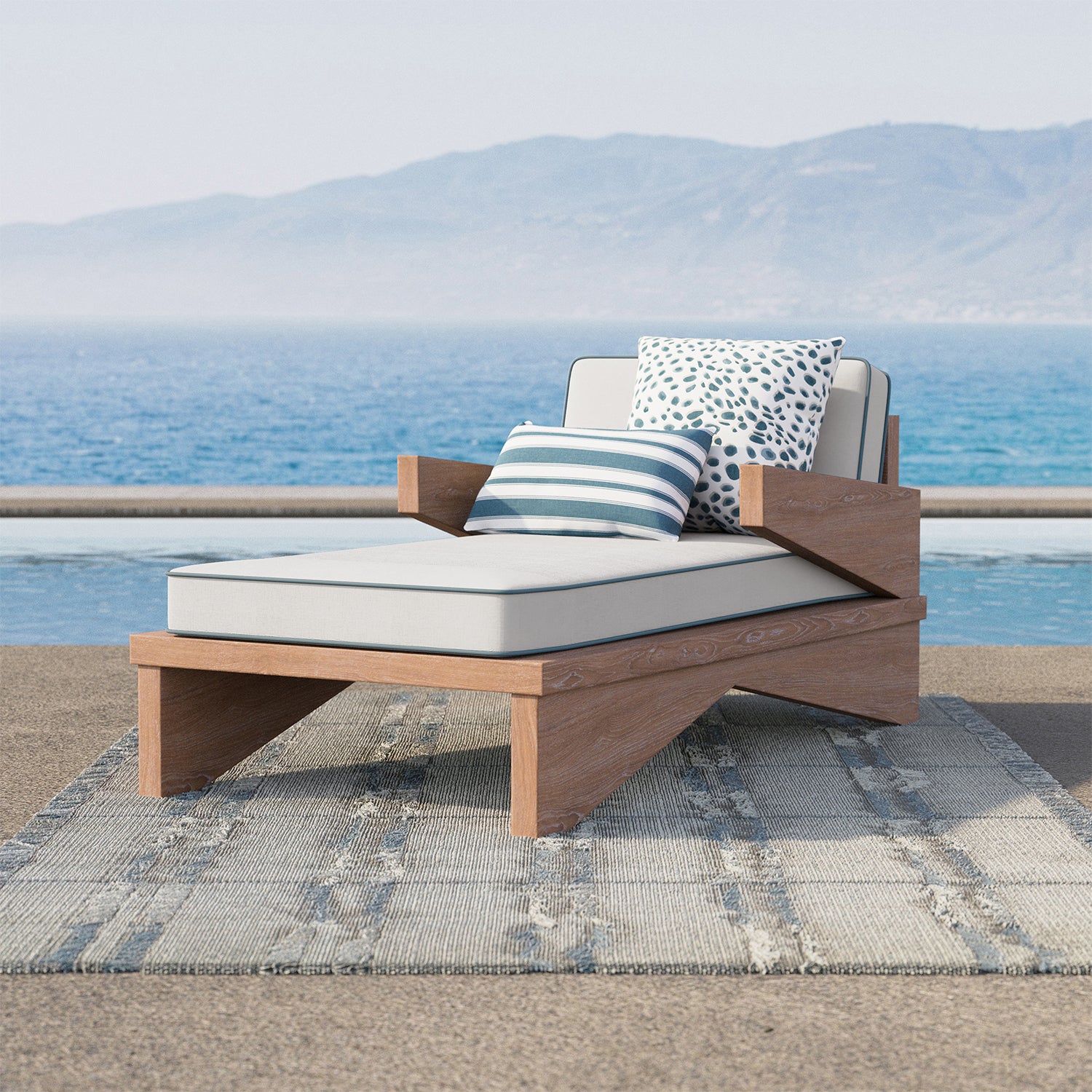 Chelles Outdoor Rug (Blue)