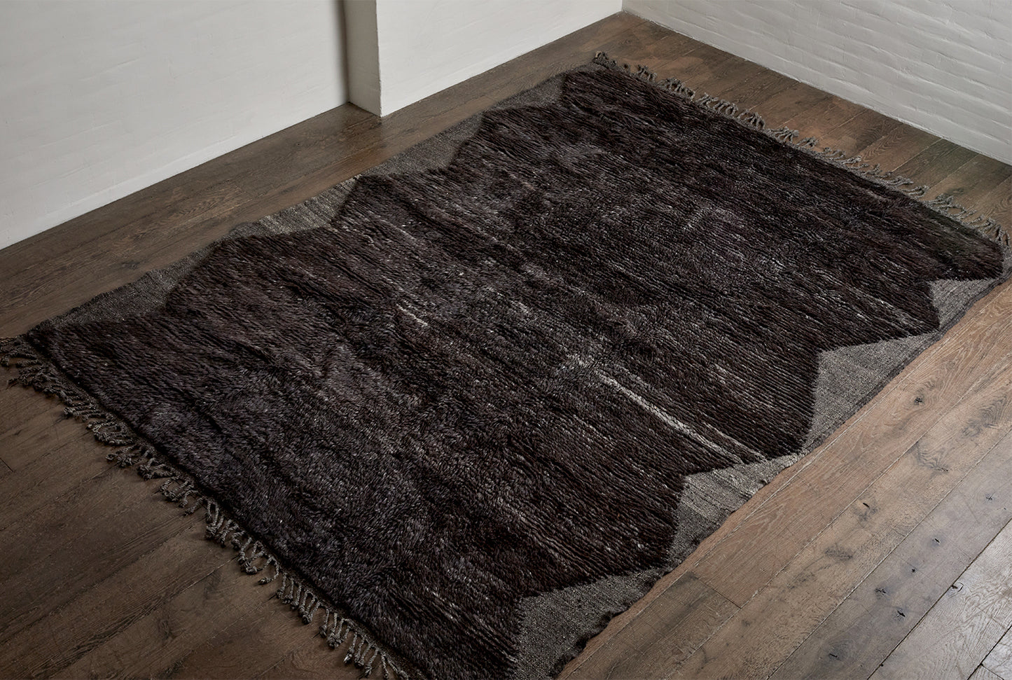 Vintage Handmade Brancusi Inspired Shag Rug - 8’ x10'