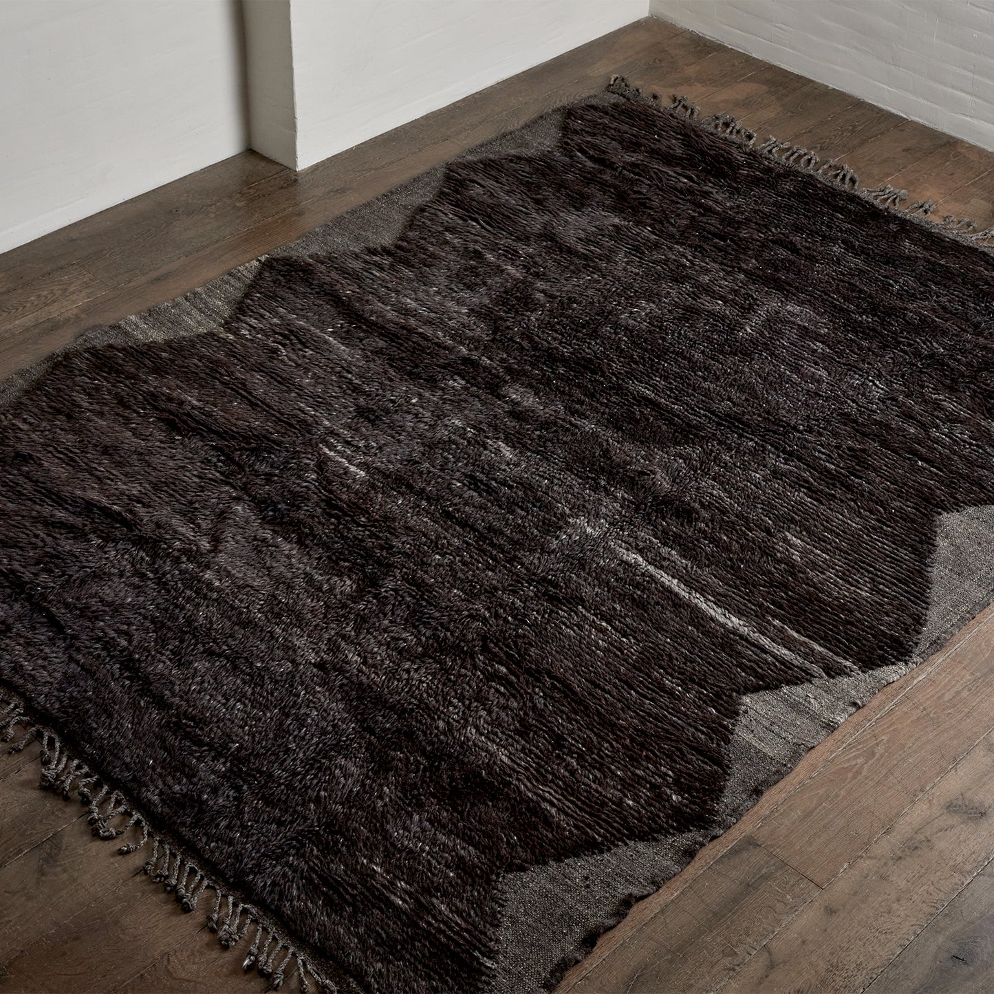 Vintage Handmade Brancusi Inspired Shag Rug - 8’ x10'